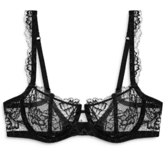 Brand New JOURNELLE Embroidered Balconette Bra - Picture 9 of 16